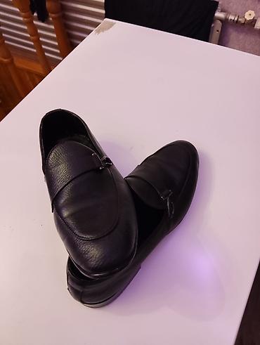 marc jacobs canta: Kişi loaferləri – qara rəng, klassik dizayn - Model: Loafer (bağsız — 1