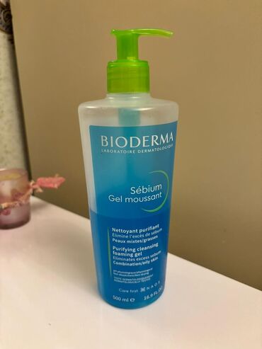 биогели, средства для ногтей и кутикулы: Üz yuma geli, Bioderma, Qarışıq dəri üçün