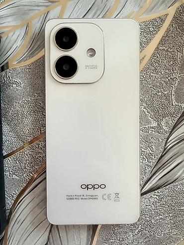 ucuz telefon ikinci el: Oppo 128 GB, rəng - Ağ, Barmaq izi, İki sim kartlı, Face ID — 2