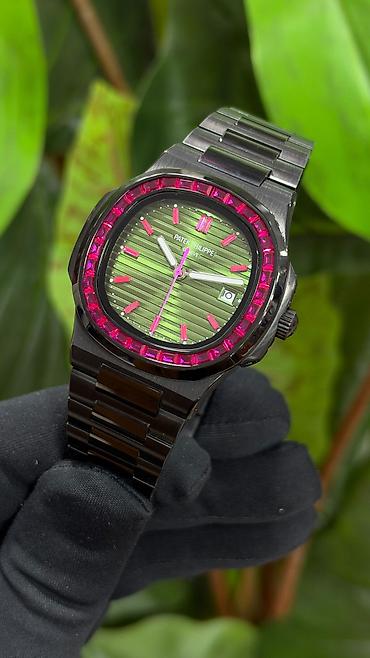 qaş daş: Yeni, Qol saatı, Patek Phillipe, rəng - Qara — 4