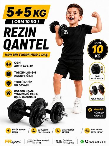 Rezin Qantellər, Çəki: 5 kq, Yeni