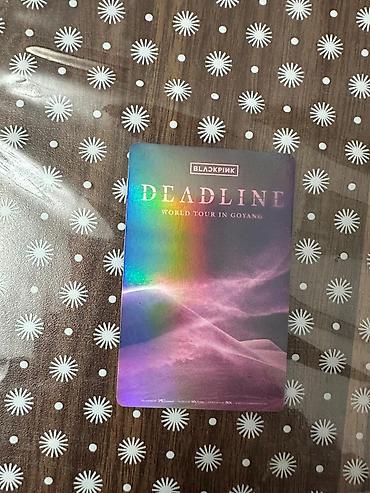 blackpink lightstick: Məhsul: BLACKPINK “Deadline – World Tour in Goyang” rəsmi fotokartları — 2
