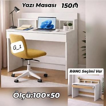 piknik stulları: Yazı masası – praktik və funksional model. - Ölçü: 100×50 sm - Rəng — 1