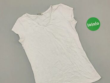 Koszulki: Koszulka XL (EU 42), stan - Zadowalający, wzór - Jednolity kolor, kolor - Biały