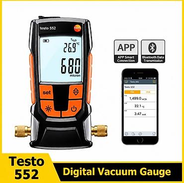 Rəpəmsal vakuumetr Model:TESTO 552 Rəqəmsal yüksək dəqiqlikli