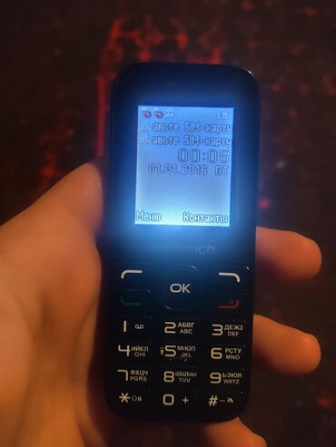 alcatel telefon: Alcatel 1B, rəng - Qara, Düyməli, İki sim kartlı