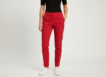 spodnie lidl damskie: Esmara, Material trousers for women, size M