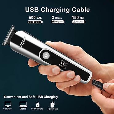 hesab satış: VGR V 107 - 5in1 trimmer dəsti / Shaver / 600mah / İPX6 / LED Displey — 5
