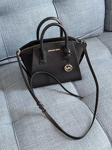 баа: Сумка Michael Kors оригинал - Цвет: черный, фурнитура — золото - Две — 4