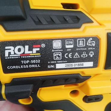 фотохромные очки: Аккумуляторная дрель-шуруповерт ROLF TOP-5032 (brushless) в кейсе — 5