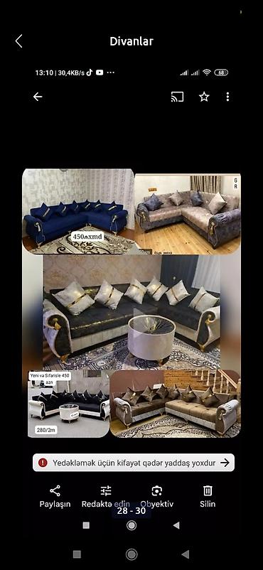 Divanlar: Divan, Yeni, Açılan, Bazalı, Parça, Ödənişli çatdırılma — 21