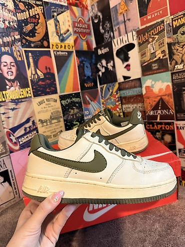 boks krasovkası: Məhsul: Nike Air Force 1 Low (qadın ölçüsü) Ayaqqabi ölçüsü 37dir — 2