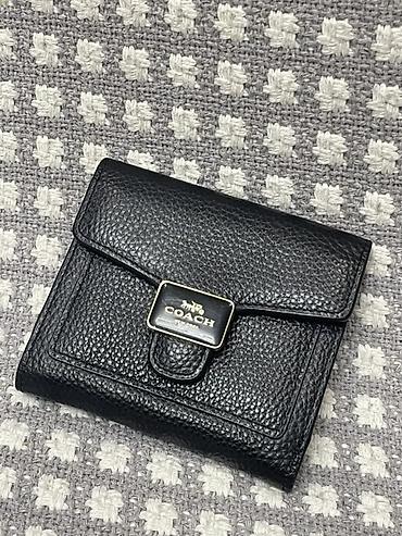 Капчыктар: Кошелёк Коуч - LUX качества Кошелёк COACH из натуральной зернистой — 1