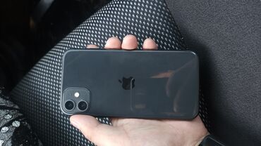 iphone 11 128gb бишкек: IPhone 11, Б/у, 128 ГБ, Jet Black, Защитное стекло, Чехол, 78 %