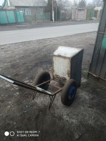 Садово-строительные тачки и тележки: Садово-строительная тачка и тележка, Двухколесная, Б/у — 8