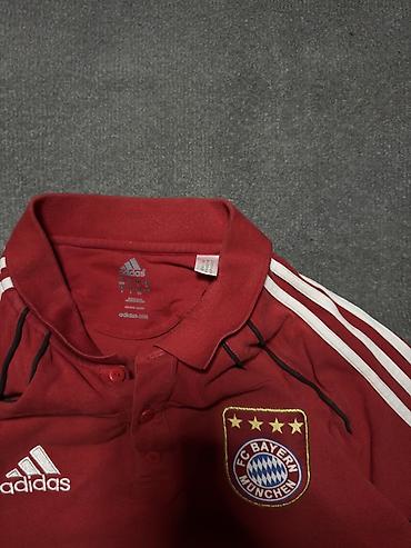 polo kurtka: Polo köynək, Adidas, rəng - Qırmızı — 4