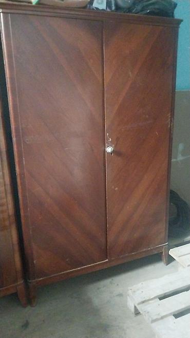 Mebel: İşlənmiş, 3 qapılı, Siyirməli, Qəhvəyi, Taxta, Açılan, Düz dolab — 4