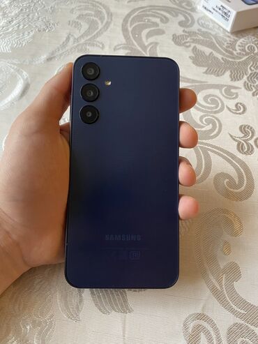 Samsung: Samsung Galaxy A25, 256 GB, rəng - Göy, Zəmanət, Barmaq izi, İki sim kartlı