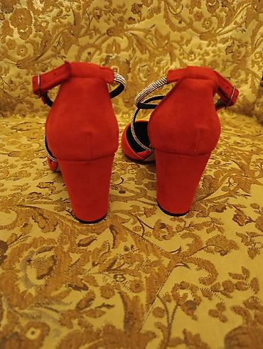 Tuflilər: Qırmızı rəngli qadın ayaqqabısı – TOLGADO Yenidir - Model: Küncvari — 5