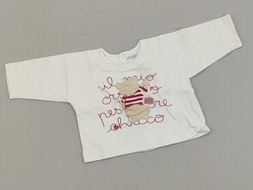 biała bluzka i czarna spódnica dla dzieci: Bluzka, 0-3 m, stan - Dobry