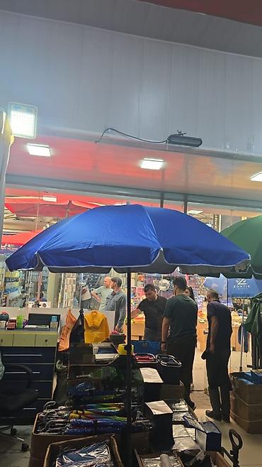 зонт большой пляжный: Kafe, həyət və bağ üçün böyük diametrli günlük çətir - Növ — 1