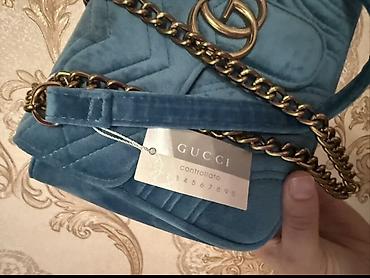 тони белуччи сумка: Классическая сумка, Gucci, Италия, Материал: Бархат, Застежка на магните, Женские, Новый — 2