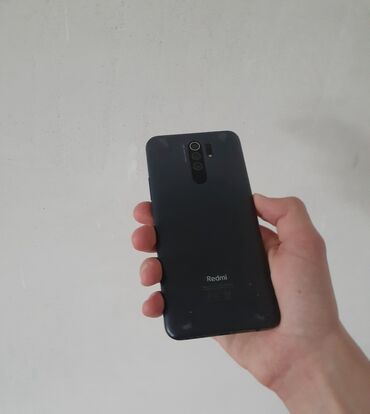 телефон в кара балте: Redmi, Redmi 9, Б/у, 64 ГБ, цвет - Черный, 2 SIM