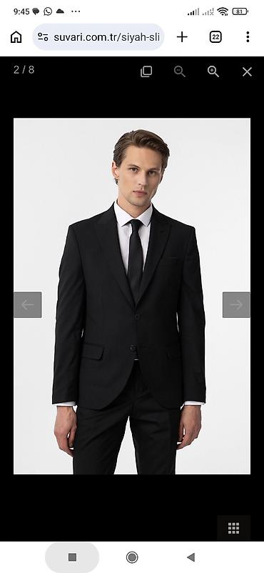 Kostyumlar: Süvari kişi kostyum dəsti – Slim Fit, düz model ünvan Xalqlar dostluğu — 8