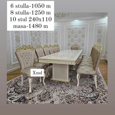Mebel: Qonaq otağı üçün, Yeni, 6 stul
