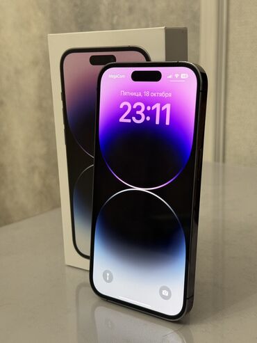 iphone xr в корпусе 14 pro купить: IPhone 14 Pro, Б/у, 128 ГБ, Зарядное устройство, Чехол, 89 %