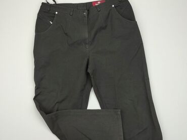 eleganckie bluzki do czarnych spodni: Material trousers, L (EU 40), condition - Good