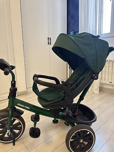 Детский трёхколёсный велосипед Status Trike с родительской ручкой
