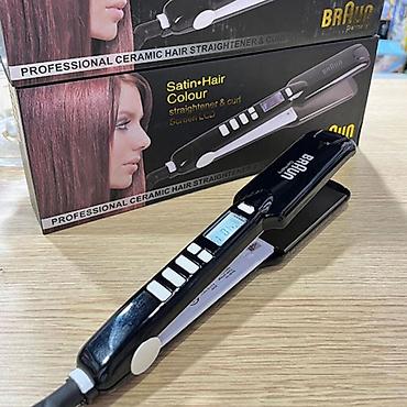 Бытовая техника: №: 13513 Məhsulun adı: Saç üçün düzləşdirici No Brand BR-5599 Brend — 3