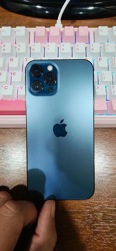 Apple iPhone: IPhone 12 Pro Max, Б/у, 256 ГБ, Sierra Blue, Защитное стекло, Чехол — 2
