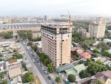 дом село раздольный: 2 бөлмө, 66 кв. м, Элитка, 7 кабат, ПСО (өзү оңдоп түзөтүп бүтүү үчүн)