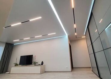 Натяжной потолок: Натяжной потолок Глянцевое, Матовое, 3D потолки Гарантия, Бесплатная консультация, Бесплатный замер — 23