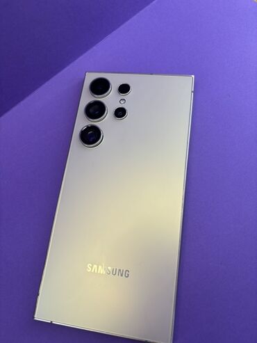 Samsung: Samsung Galaxy S24 Ultra, түсү - Саргыч боз, 2 SIM
