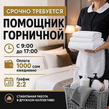 Требуется Горничная, Оплата: Ежедневно
