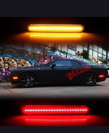 led: Bu LED yan işıqlar 2015-2020-ci illər Dodge Challenger modelləri üçün