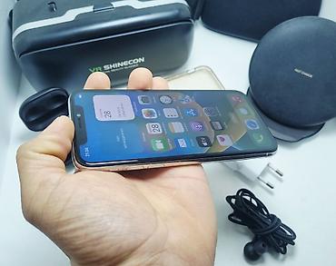 Apple iPhone: IPhone X, Б/у, 64 ГБ, Серебристый, Зарядное устройство, Чехол, Наушники, 100 % — 5