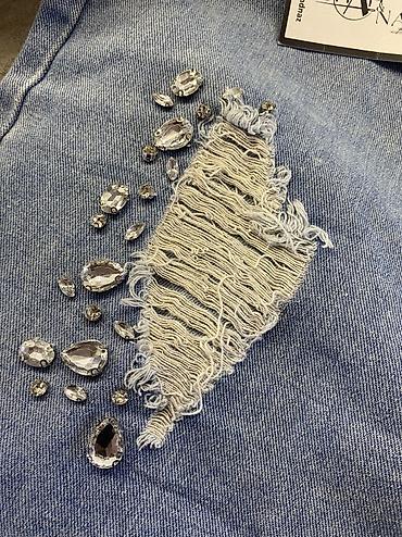 jeans: Qadın cins şalvar - Rəng: açıq mavi (light blue denim) - Kəsim — 2