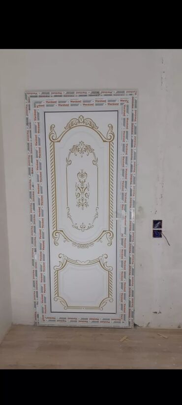 Plastik qapılar: Yeni Plastik qapı 80x200 sm Zamok və çərçivə ilə, Zəmanətli, Pulsuz quraşdırma, Pulsuz çatdırılma, Rayonlara çatdırılma — 23