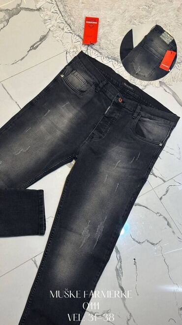 Farmerke: I. 12. Novi modeli muških farmerki
Vrh kvalitet
Vel. 31-38
3799 — 1