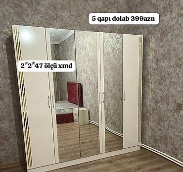 gul sekilleri: Məhsul: 4 qapılı paltar şkafı Ölçü: 1.60 m (eni) x 2.00 m (hündürlük) — 9