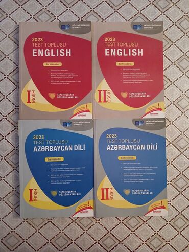 mektebeqeder hazırlıq testleri: Azerbaycan dili ve ingilis dili test toplulari orginaldir her biri 5