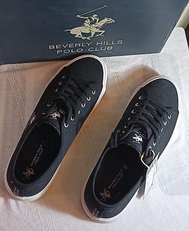 goroteks patike: Beverly Hills Polo Club muške patike – crne platnene tenisice sa — 3