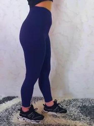 Helanke, biciklistički šortsevi: Ženske sportske helanke – tamnoplave - Visok struk sa V-preklop — 20