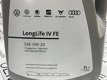 tomos agregat: ULJE MOTORA 0W-20 ZA VOLKSWAGEN CADDY, JETTA, NOVA BUBA . - 0W-20 | — 4