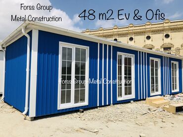 Digər tikinti xidmətləri: Daşınabilen Evler🤗🏠 Ev 48 m2 1 stüdyo otaq,2 yataq otagı ve hamam — 7