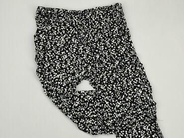 czarne elastyczne spodnie wysoki stan: Spodnie materiałowe, H&M, 14 lat, 158/164, stan - Dobry